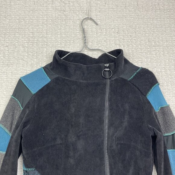 Y2K Myco Anna Jacket Women Size 1 Wool / Corduroy Patchwork Boho Artsy Hippie - Picture 2 of 15
